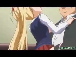 Pechugona hentai amante assfucked en la clase