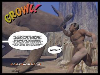 Cretaceous manhood 3d gėjus komikas sci-fi xxx filmas istorija