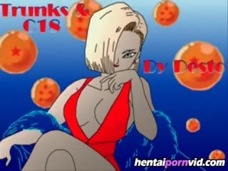 Dragon top z hentai_ android 18 dhe trunks