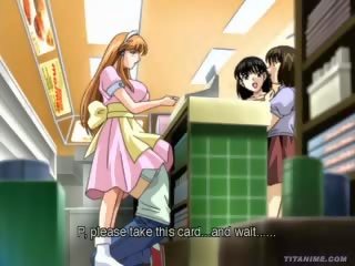 Menawan besar tit hentai anime dara sis diskrukan dalam cr