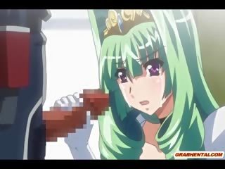 Prsatá anime ghetto wetpussy poked a creampie