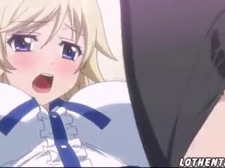 Hentai X rated movie scenes with busty blonde
