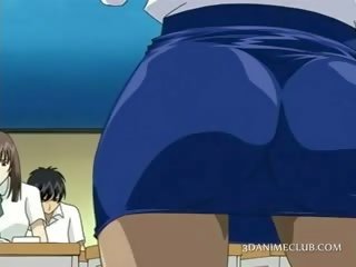 Anime mokykla mokytojas į trumpas sijonas klipai putė