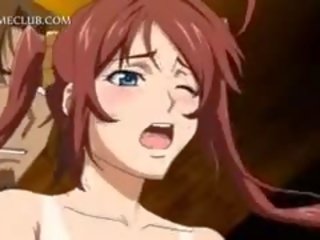 Haýran galdyryjy anime gyz gets syrylan twat nailed zartyldap maýyrmak