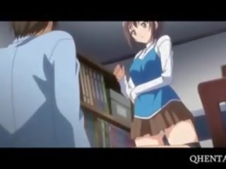 Hentai remaja mendapat ghairah dan pembersihan besar aci