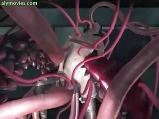 Animat înșurubate de tentacles