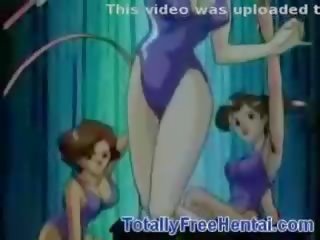 Desirable anime tüdrukud koos suur tissid perses poolt klapid ja tentacles