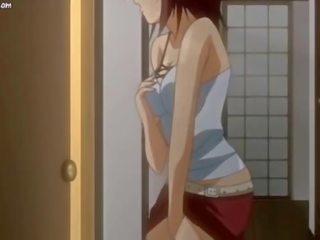 Anime mergina gauna a daug apie jizzload