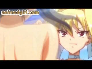 Nakatali pataas hentai masidhi magkantot sa pamamagitan ng pandalawahang kasarian anime palabas