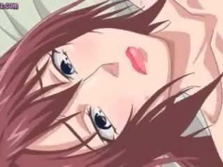 Anime harlot jelentkeznek száj megtöltött -val sperma