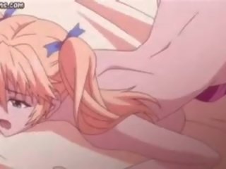 Anime harlot nyter rosa dildo