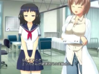 L'anime nana en école uniforme masturbation chatte