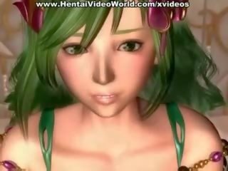 Hentai greenhaired hottie knullet