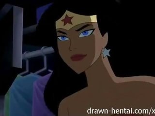Justice league हेंटाई - दो लड़कियों के लिए batman putz