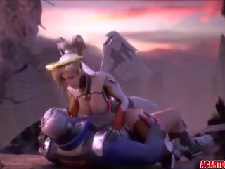 Overwatch Mercy adult movie Compilation for Fans, sex film mov 80