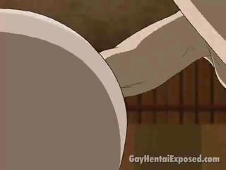 Bewitching punapää manga homo saaminen anally humped koira tyyli