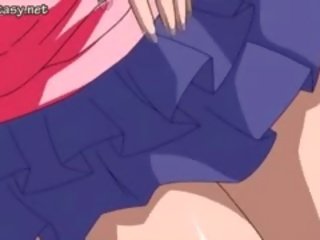 Dögös anime aprósütemény jelentkeznek cicik szívja és dörzsölte