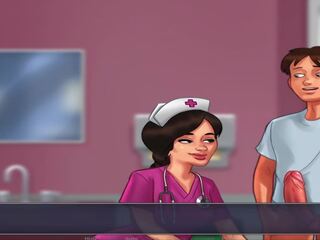 Summertime Saga - Nurse Sucks Her Patient's Huge johnson