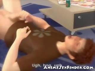 3D Teen Catches chap Wanking!