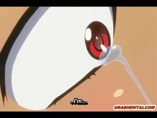 Hentai elf gets kontol susu filling her throat by kampung monsters